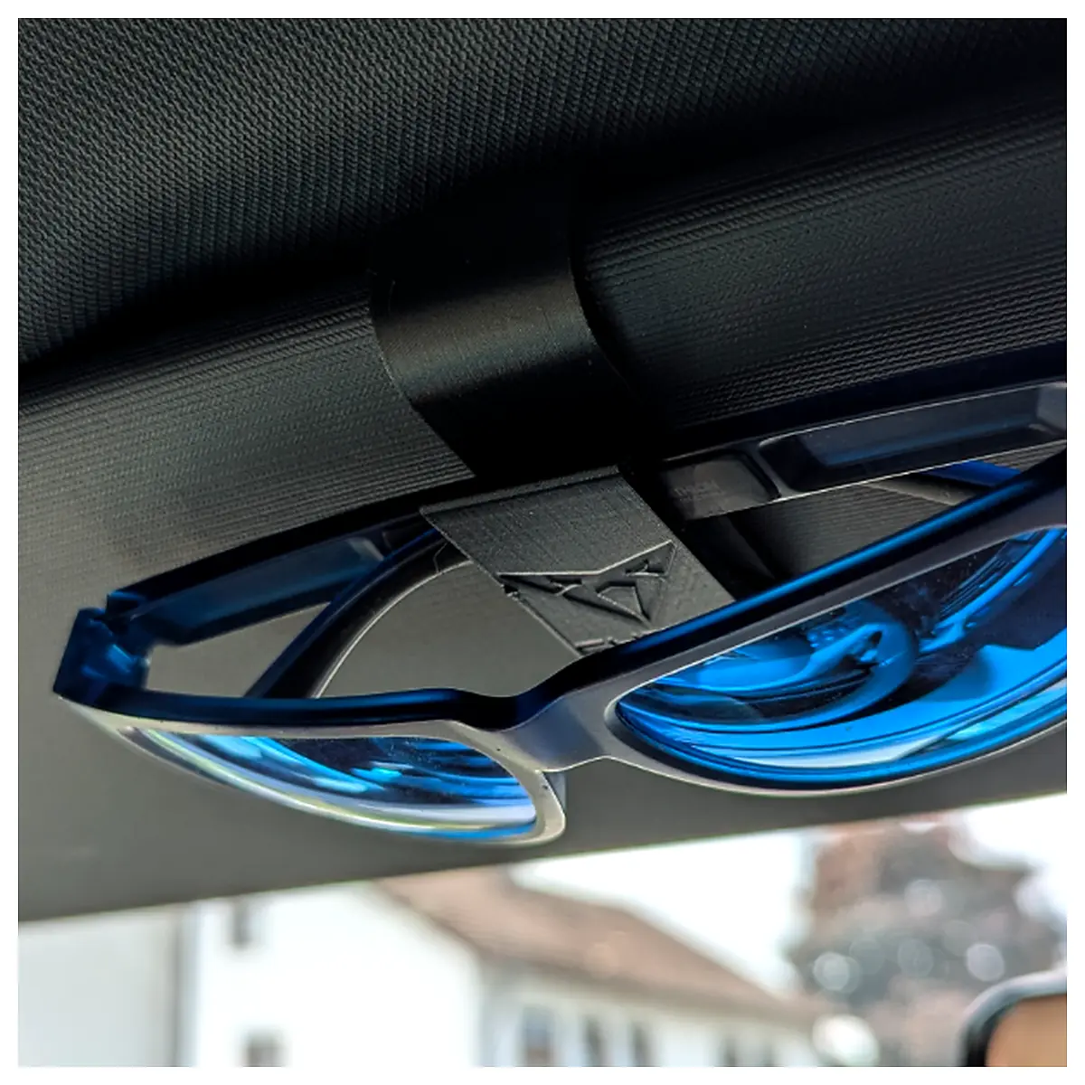 Sunglasses Clip Car Visor Holder Phone Mount Clip Stabilizer Quick Install Accessory