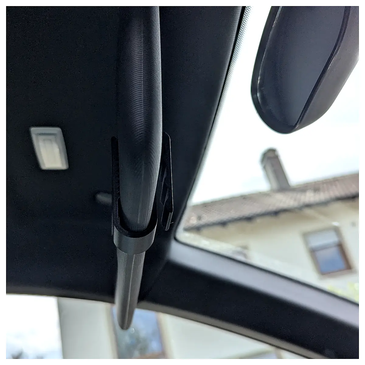 Sunglasses Clip Car Visor Holder Phone Mount Clip Stabilizer Quick Install Accessory