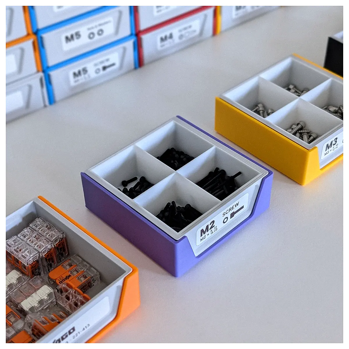 Small Parts Organizer Box Universal Storage Container Parts Box Storage Solutions Organizer Supplies