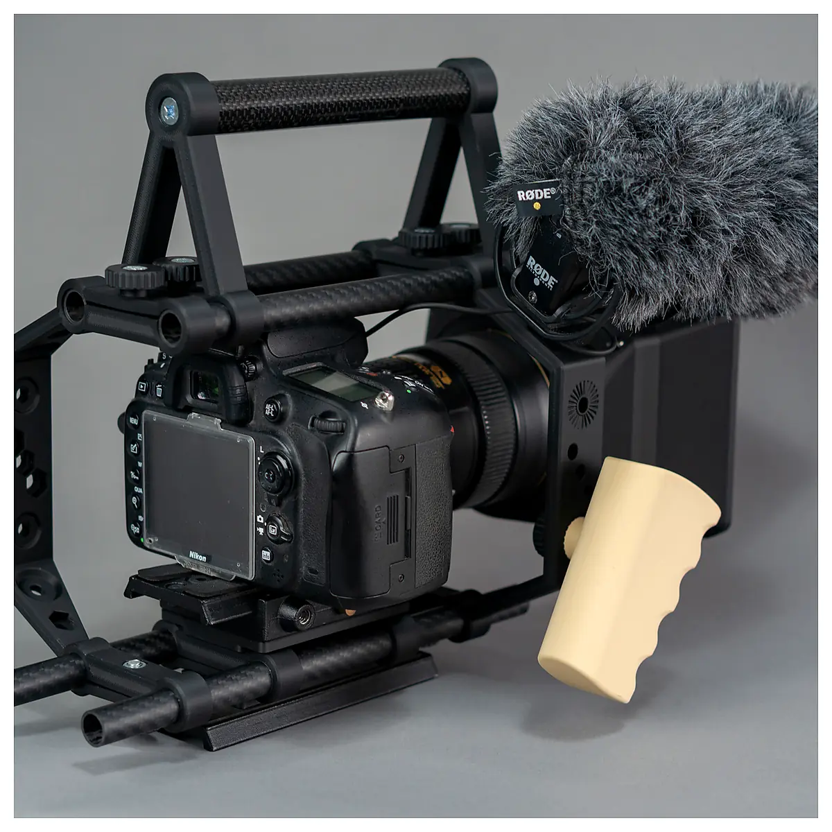 DSLR Cage Rail Rig Matte Box Camera Support Accessories Filming Gear Photography Kit