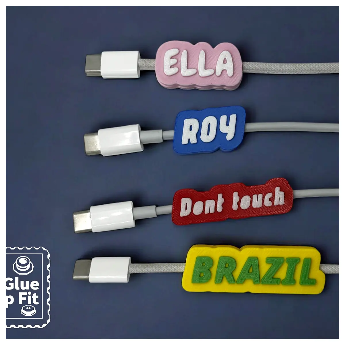 ClipMate Cable Name Tag Tag Label Identify Badge Attachment Parts