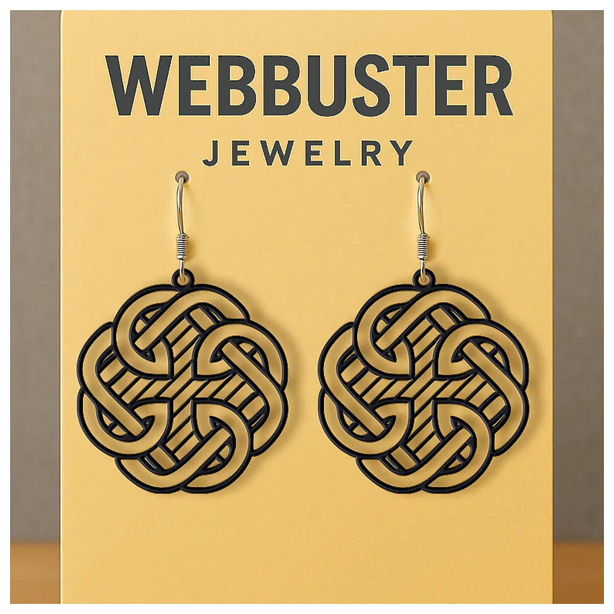 Mindlace Sigil Earrings Design Jewelry Spiritual Art Creative Gift