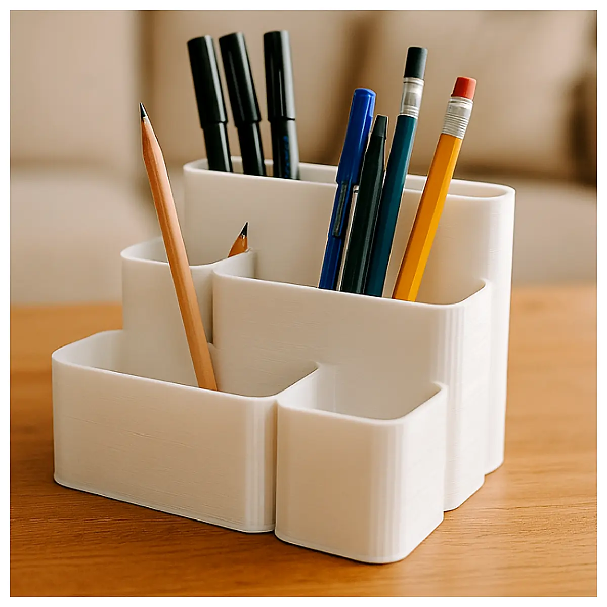 Multi Functional Desk Organizer Storage Box Office Supplies Learning Tools Parts Repair