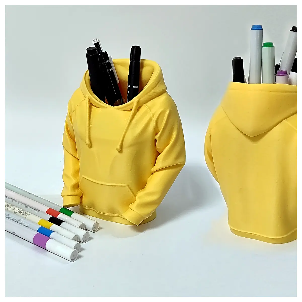 Hoodie Pen Holder Organizer Multi Soft Plush Desk Accessory Study Supplies Gift Creative Storage Hoodie Pen Holder Organizer Multi Soft Plush Desk Acc
