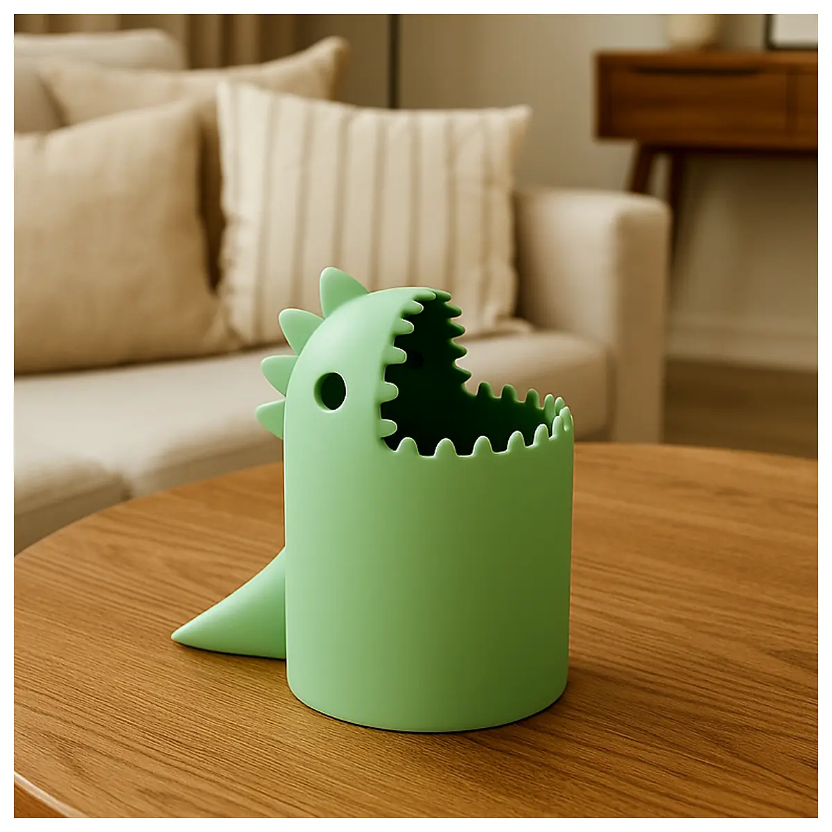 Dinosaur Trash Can Toy Creative Gift Kids Eco Friendly Multi Functional Dinosaur Themed Wastebasket