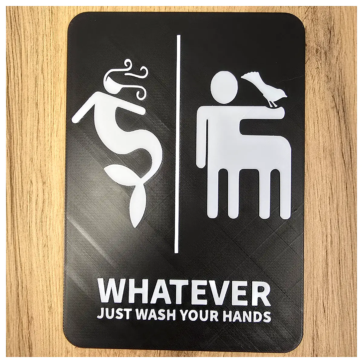 Bathroom Sign Whatever Bathroom Decor Shower Signage Bathtub Stickers Bathroom Wall Art Bathroom Personality Sign