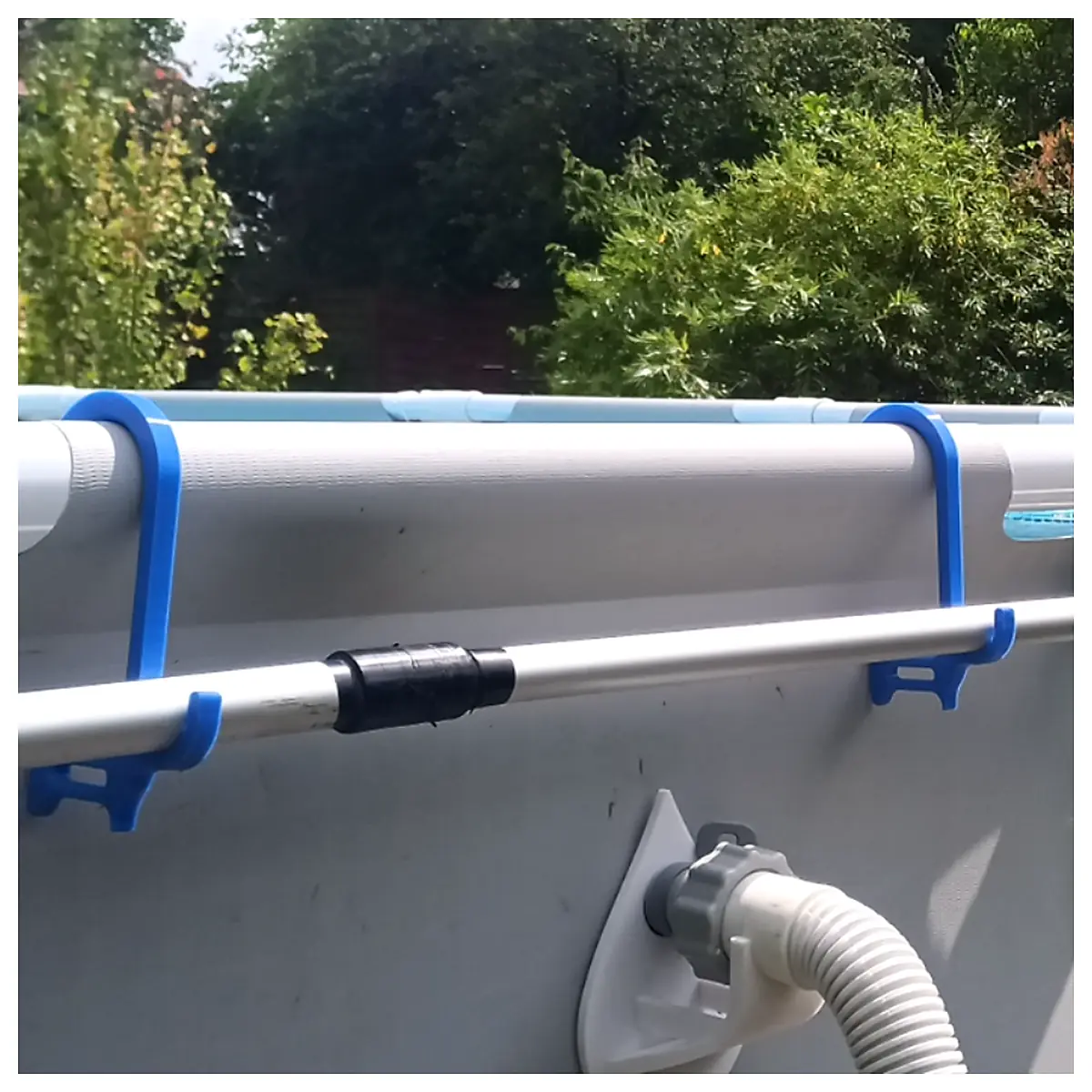 Pool Cleaning Net Holder Support Frame Brackets Pool Accessories Maintenance Support