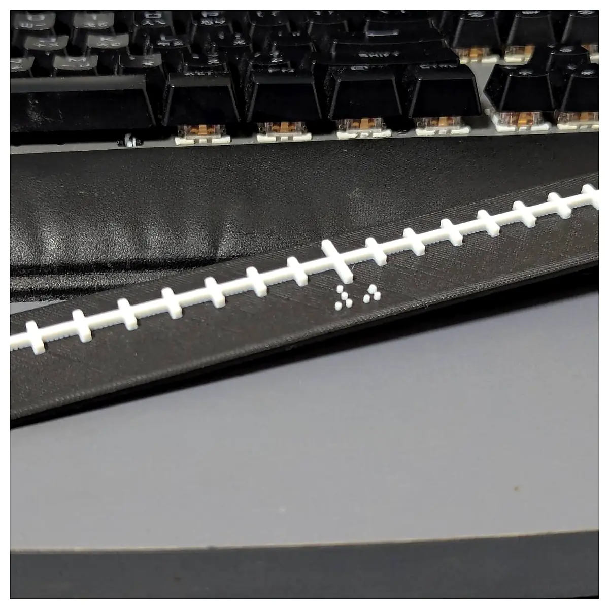 Braille Number Line Blind Counting Aid Learning Tool Digital Line Training Toy Child Education Accessibility Device
