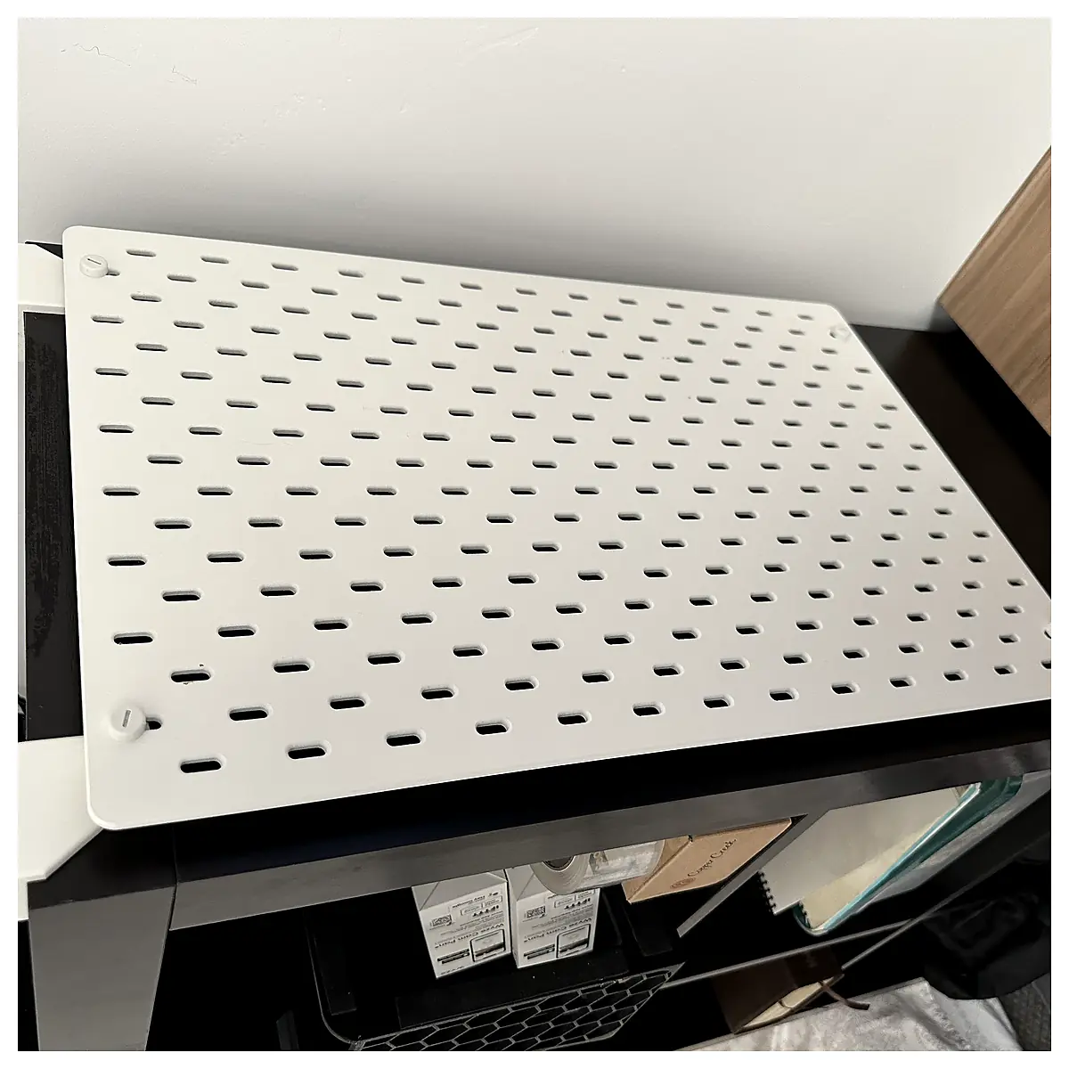 Wall Mount Board Kallax Shelf Vertical Storage Unit Parts Repair Support