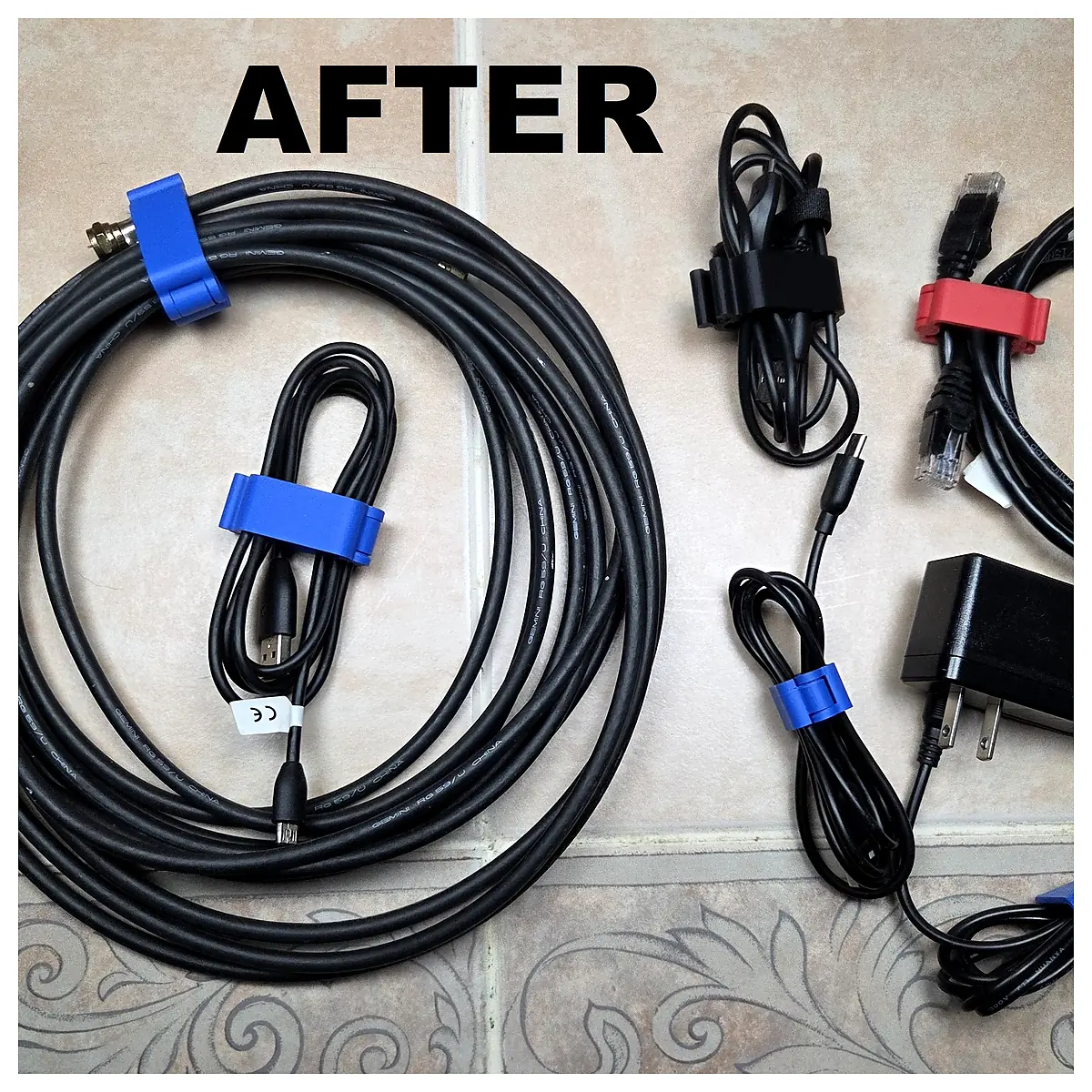 Cable Clips V4 Fast Installation Wire Organizer Cable Management Repair Parts Universal