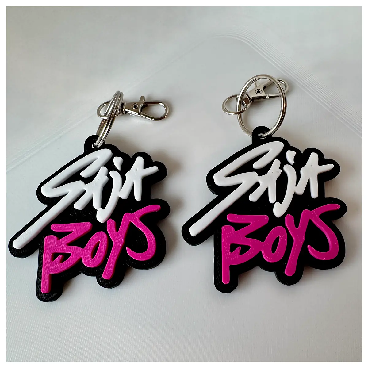 Boys Keychain Car Accessories Memorial Gift Decoration Car Keychains Gift Keepsake