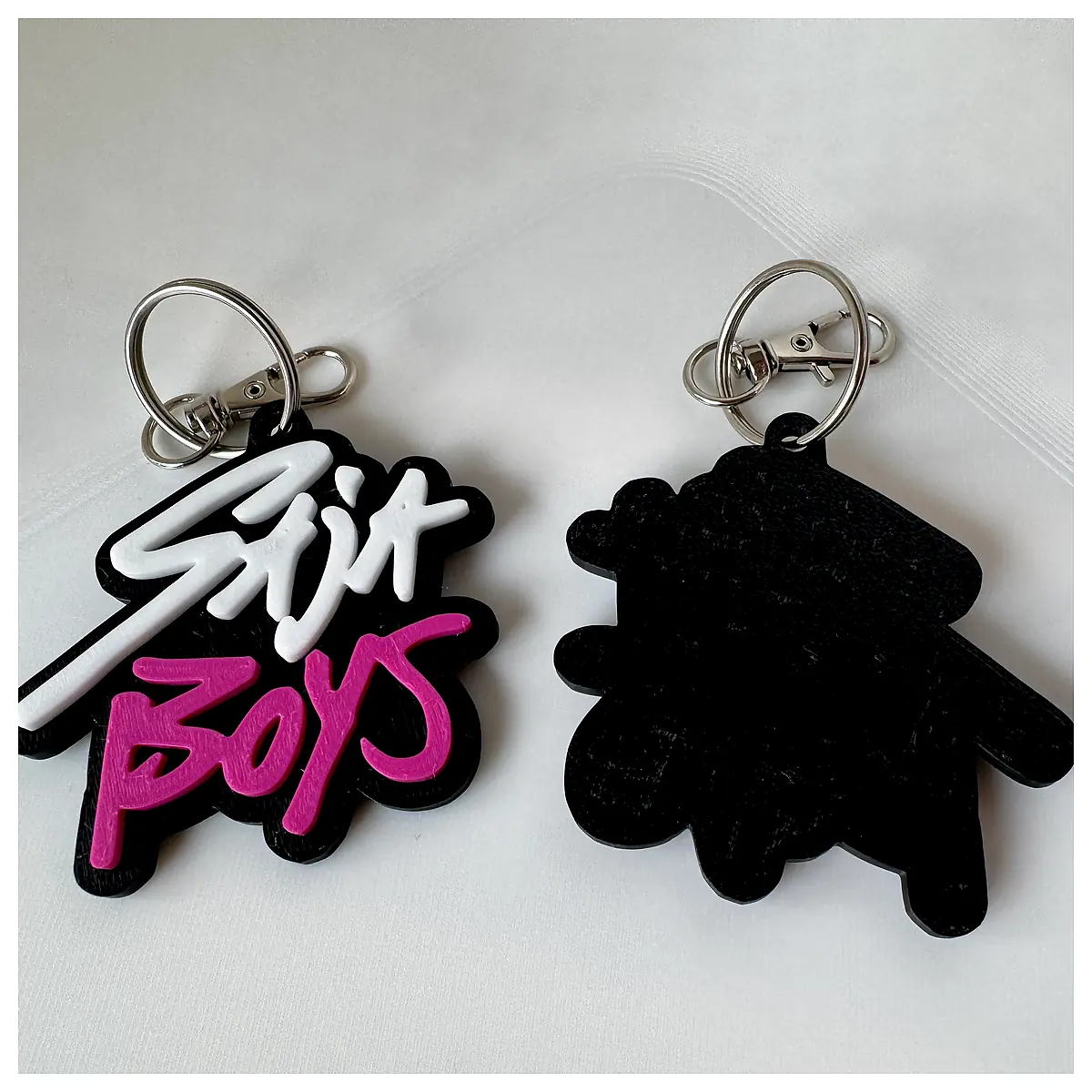 Boys Keychain Car Accessories Memorial Gift Decoration Car Keychains Gift Keepsake