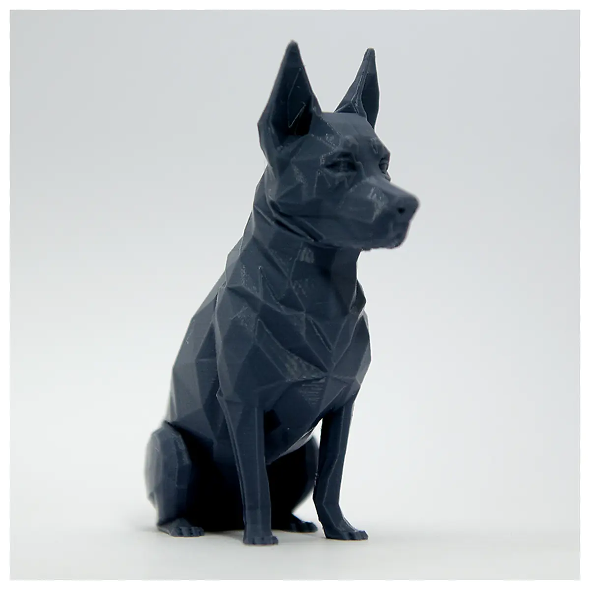 Low Poly Doberman Pinscher Statue Dog Decor Sculpture Pet Gift Home Accent Breed Art Dog Lover Collectible