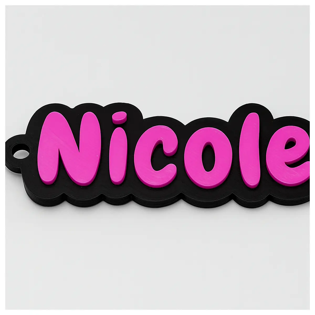 Parametric Keyring Customizable Keychains Parts Repair Replacement Accessories Universal Key Fob