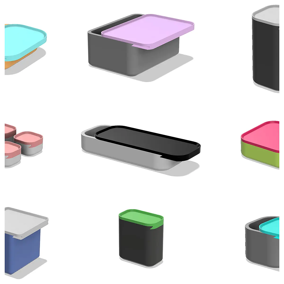 Customizable Slide Lid Box Parametric Box Customization Dimensions Storage Solutions Shipping