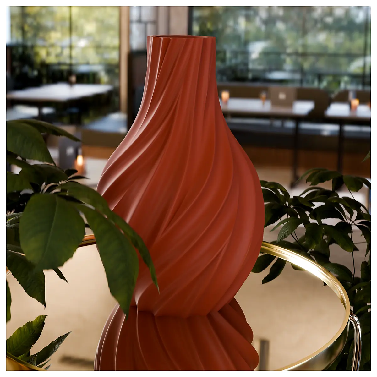 Wave Vase Home Decor Art Accent Water Floral Arrangement Modern Minimalist Desktop Decoration Suitable for Living Room Bedroom