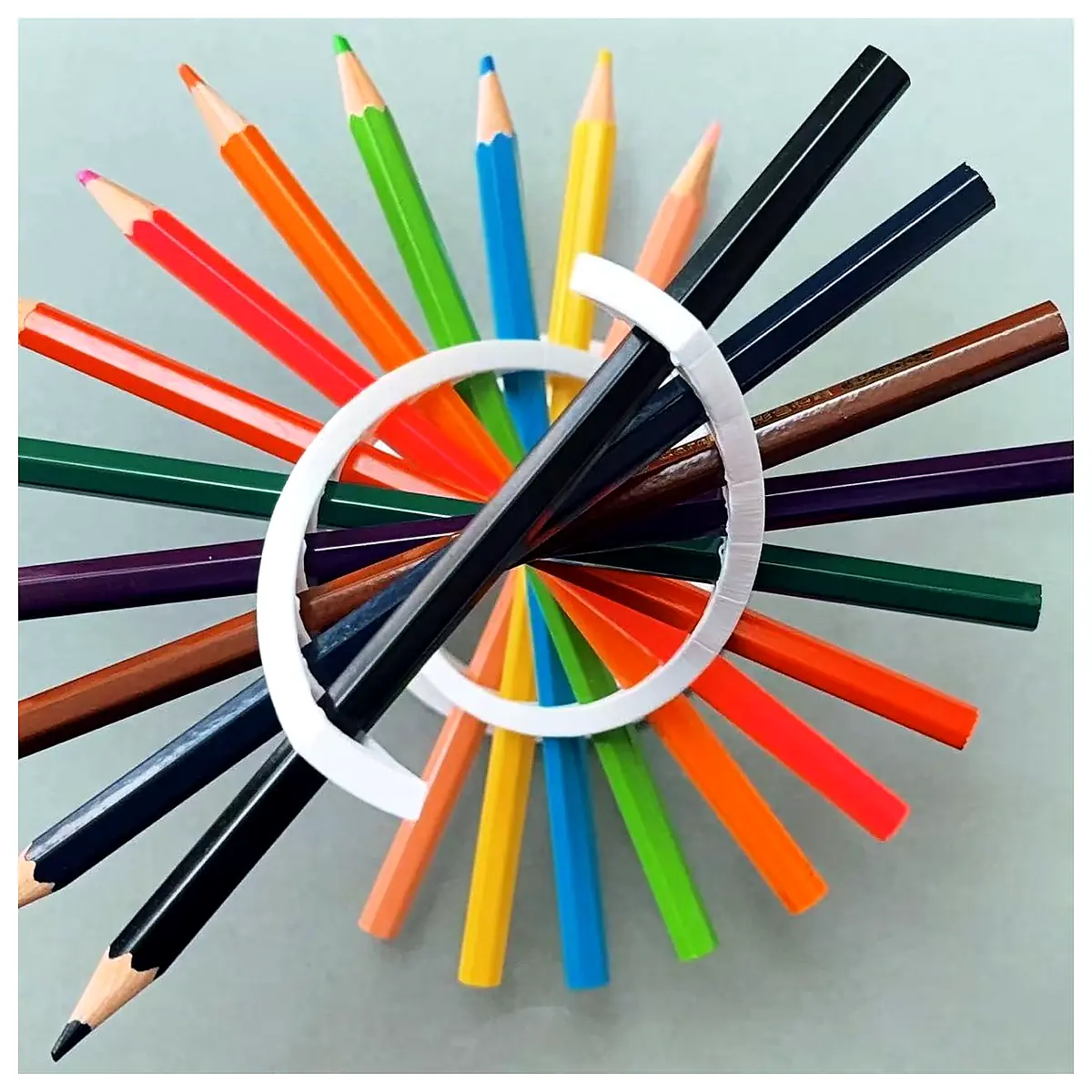 DNA Strand Rotating Pen Holder Desk Organizer Rotating Pen Stand Multi Function Pen Cup Holder Accessory