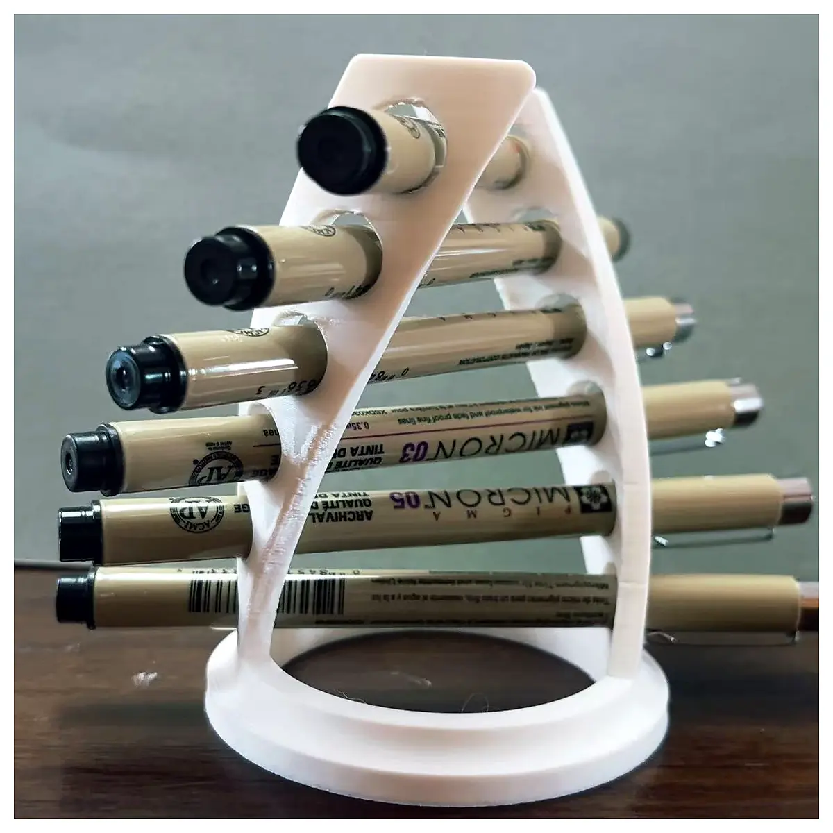 DNA Strand Rotating Pen Holder Desk Organizer Rotating Pen Stand Multi Function Pen Cup Holder Accessory