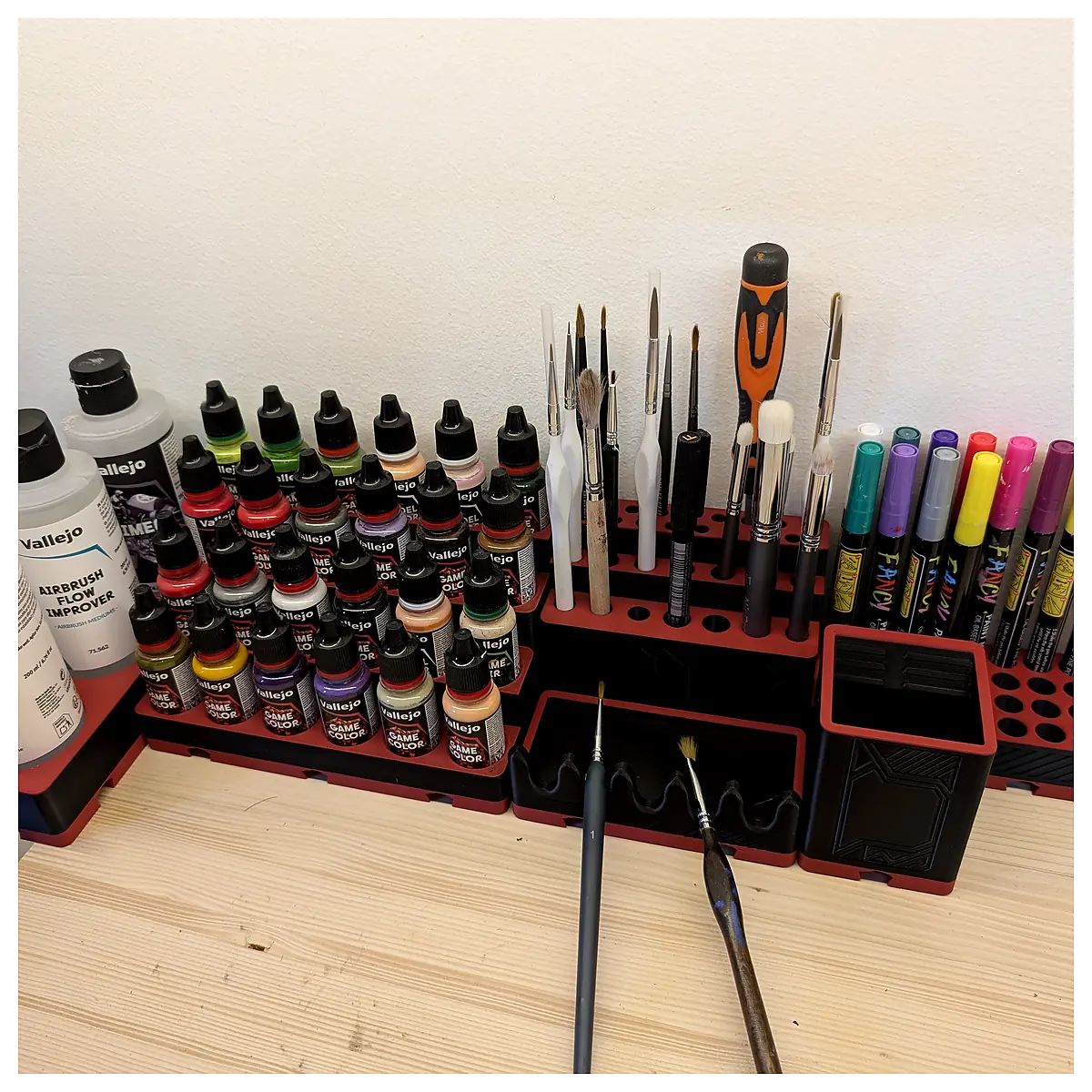 Z Desk Paint Master Modular Tool Pack Art Supplies Painting Kit Creative Studio Modular Tools Art Set