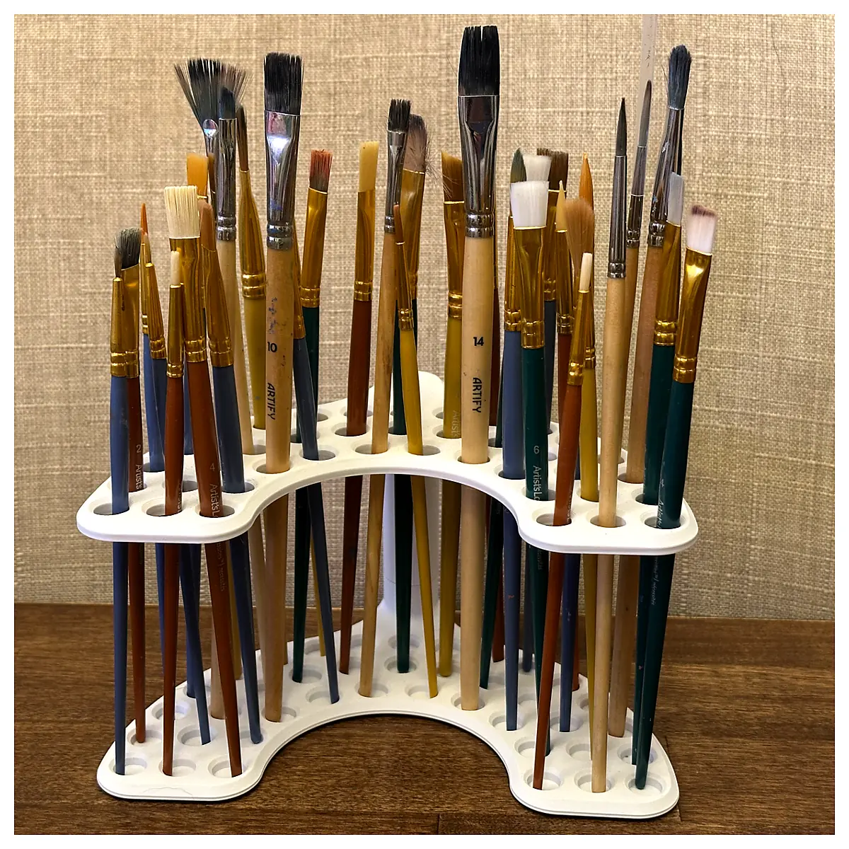 Paint Brush Organizer Multi Tool Brush Holder Brush Head Storage Art Supplies Painting Accessories