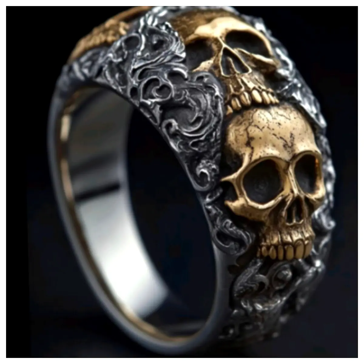 Skull Ring Wholesale Skull Necklace Bone Jewelry Skeletal Skull Bracelet Bone Accessories Repair Parts Replacement