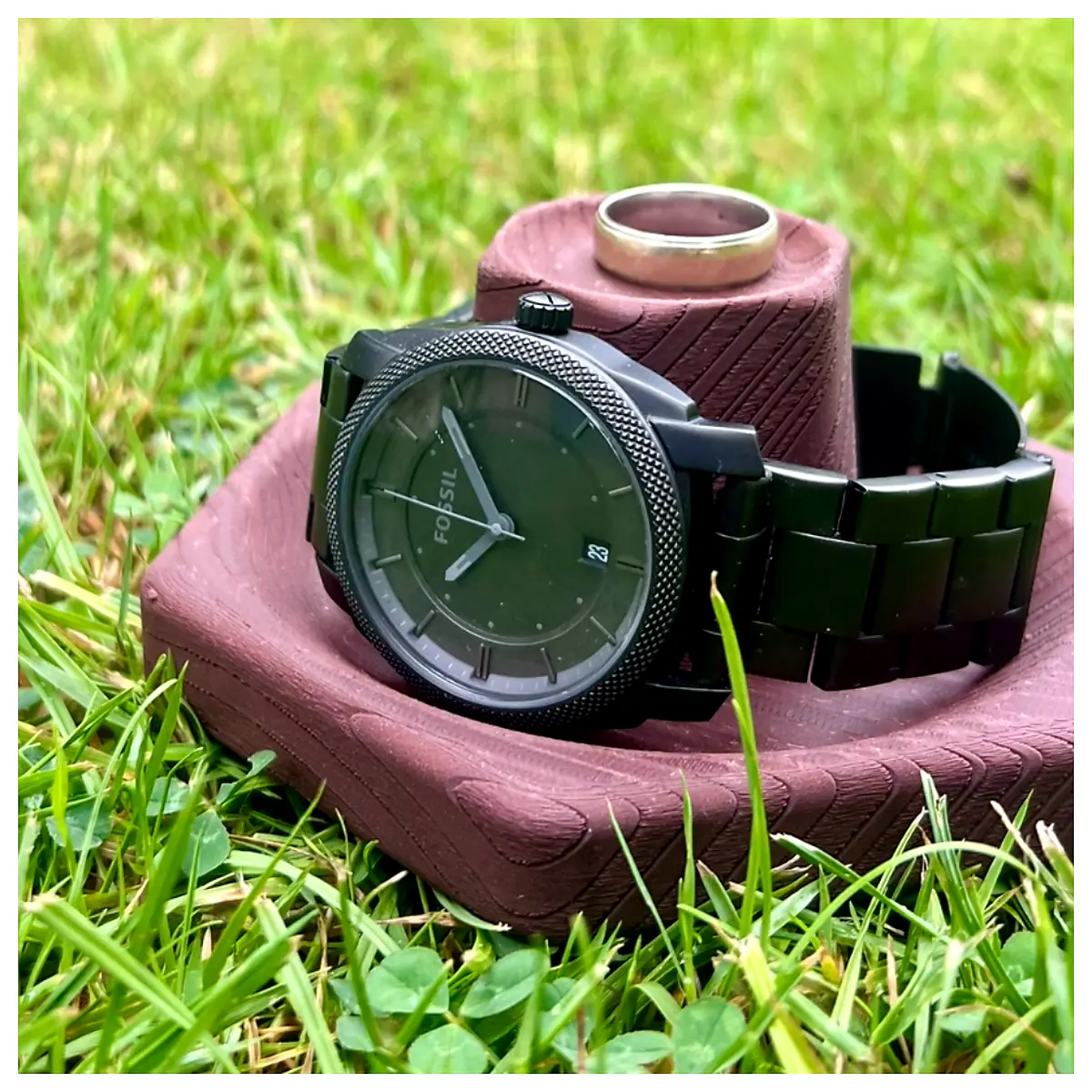 Ring Watch Holder Tray Organizer Case Phone Stand Desktop Storage Multi Function Jewelry Display