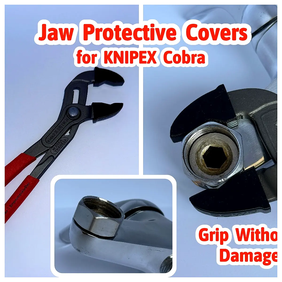 Jaw Protectors KNIPEX Cobra Covers Tool Protection Repair Parts Accessories