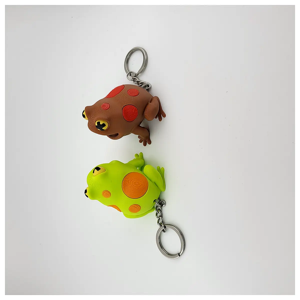 Frog Skeleton Keychain Cute Creepy Keychains Miniature Decor Horror Collectible Spooky Charms Frog Skeleton Keychain Cute Creepy Keychains Miniature D