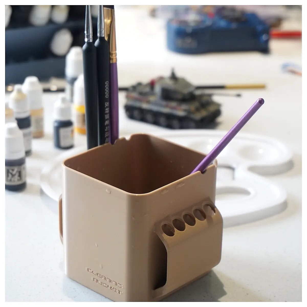 Multifunctional Brush Cleaning Bucket Brush Cleaner Brush Head Cleaning Bucket Accessory Cleaning