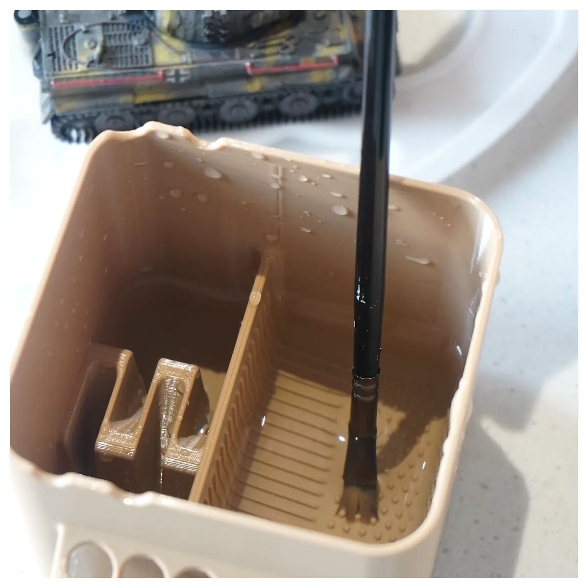 Multifunctional Brush Cleaning Bucket Brush Cleaner Brush Head Cleaning Bucket Accessory Cleaning