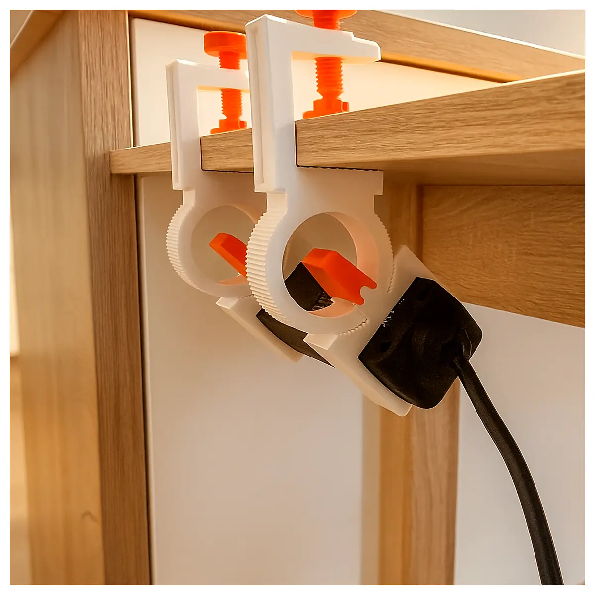 Universal Power Strip Adjustable Angle Desktop Fit Power Adapter Electronics Accessories