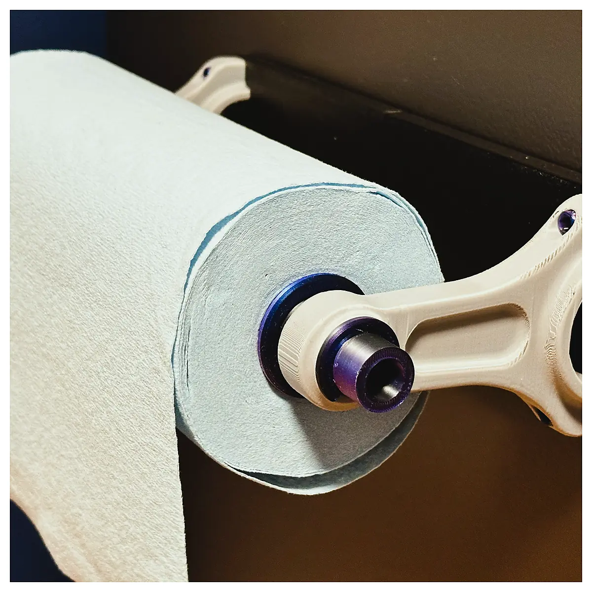 Paper Towel Holder Stubby Rod Support Bracket Bathroom Kitchen Toilet Roll Holder Simple Roll Stabilizer