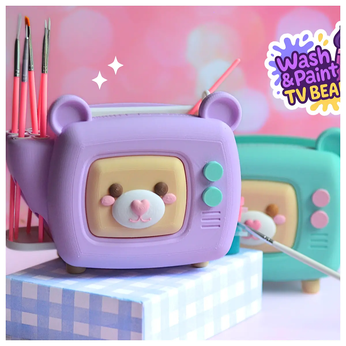 Wash Paint Bear TV Watch Live Painting Tutorials Art Lessons Animation Learning Online Courses