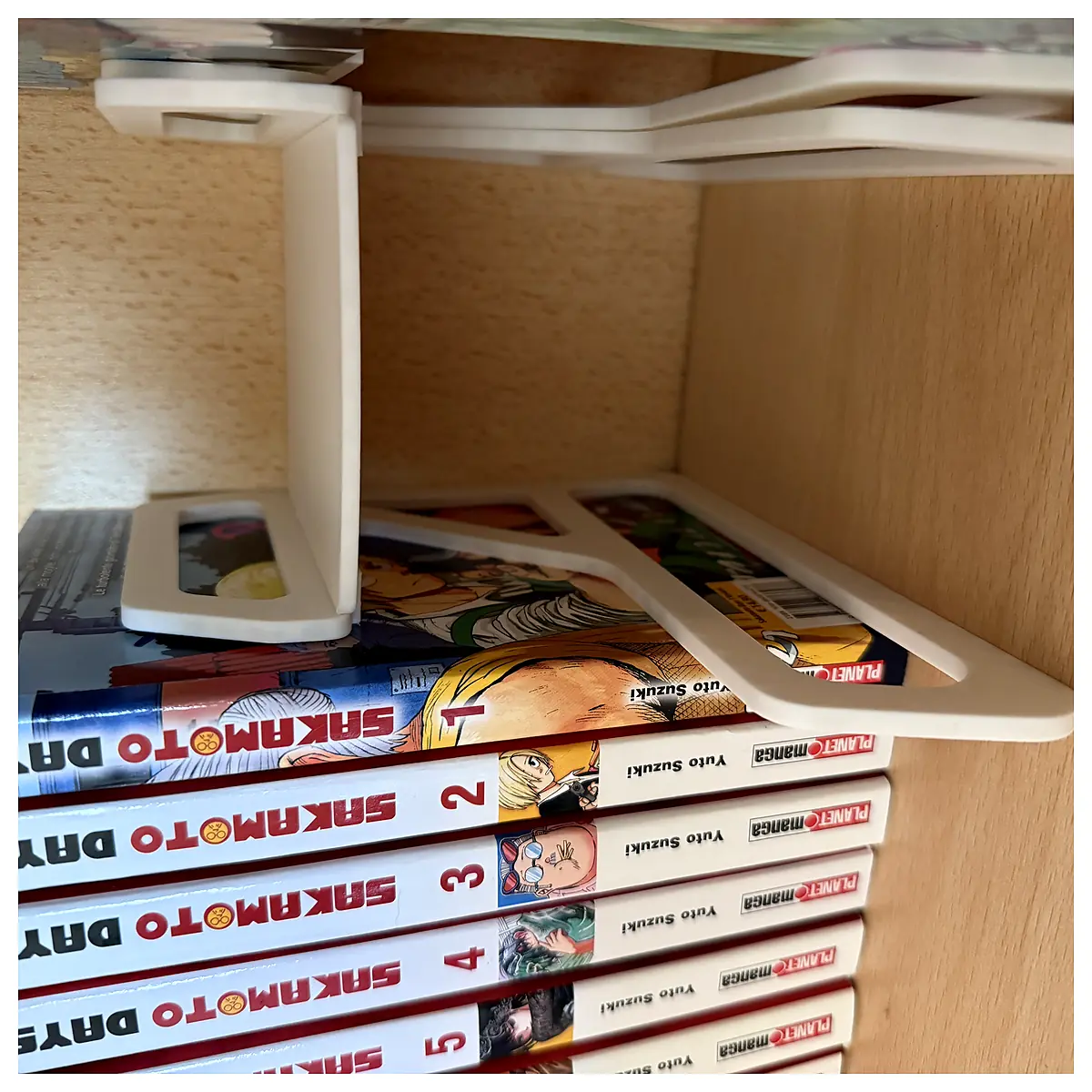 Manga Stand Book Display Shelf Universal Bookcase Anime Figures Collection Storage Display Holder