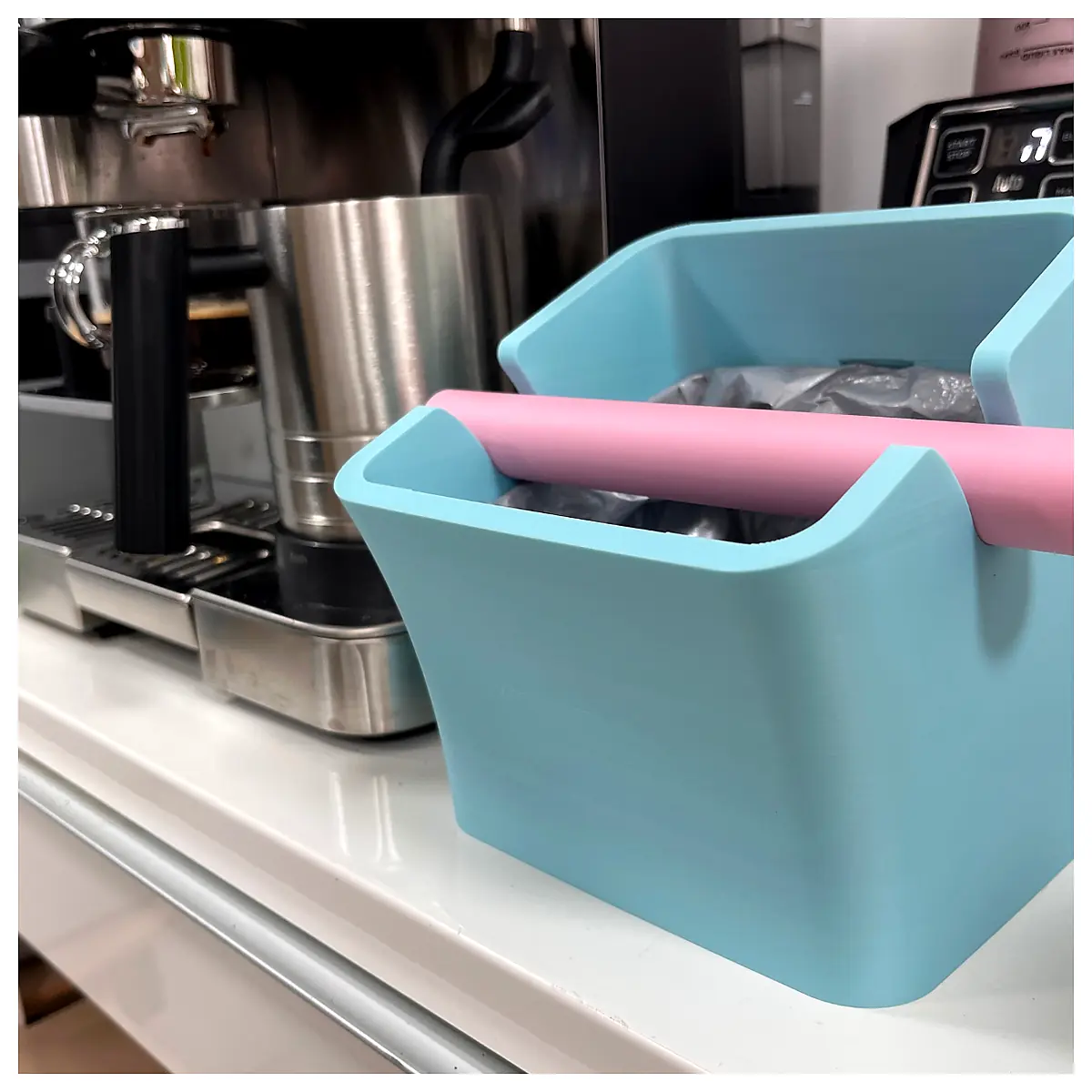 3D Printed Espresso Knock Box Universal Coffee Accessory Coffee Grinder Parts Durable Creative Storage