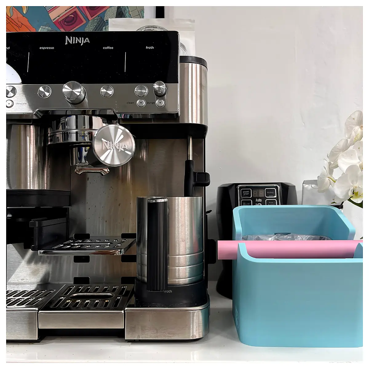 3D Printed Espresso Knock Box Universal Coffee Accessory Coffee Grinder Parts Durable Creative Storage