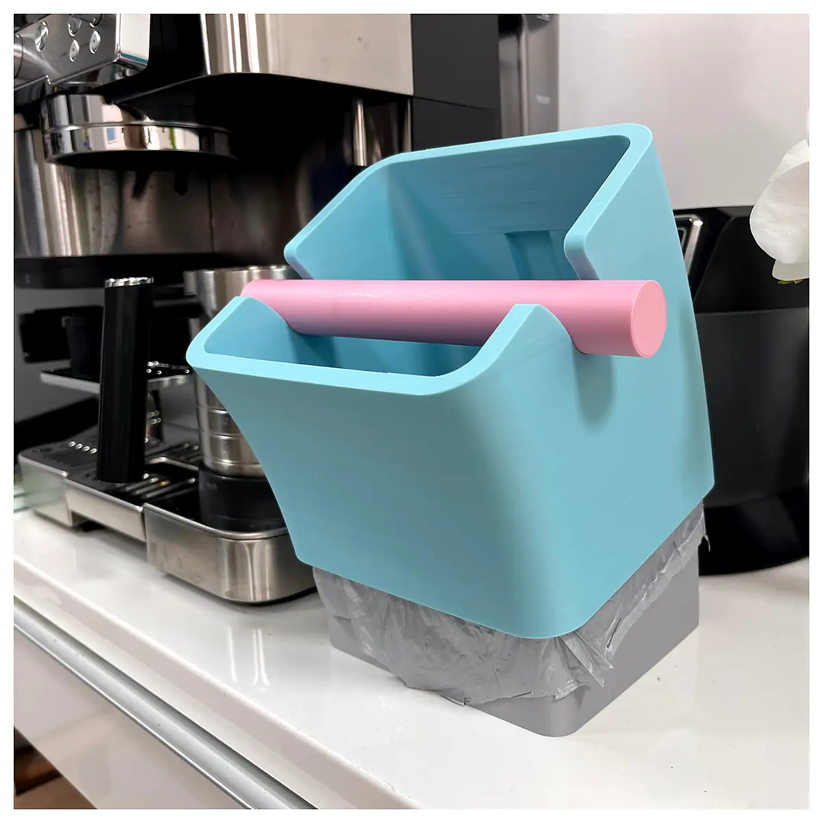 3D Printed Espresso Knock Box Universal Coffee Accessory Coffee Grinder Parts Durable Creative Storage