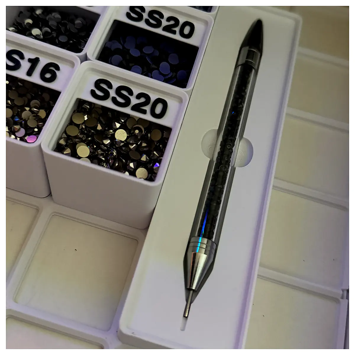 Rhinestone Applicator Pen Gridfinity 1x4x3 Template Printing Tool Parts Accessories 3D Printing Supplies