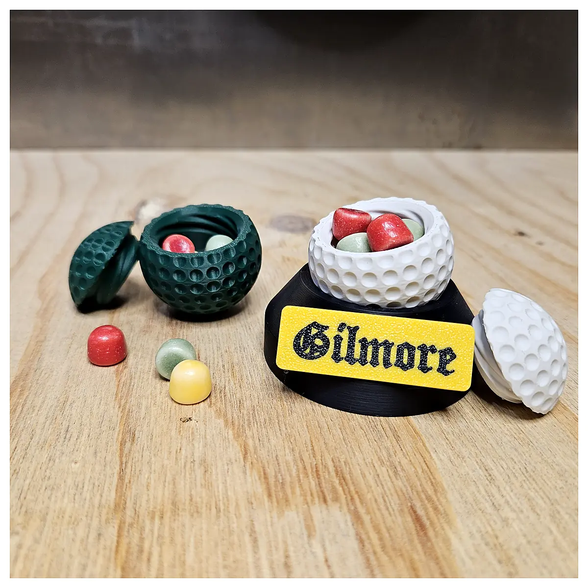 Happy Gilmore Golf Ball Set Practice Stand Ball Storage Universal Grip Ball Holder Accessory