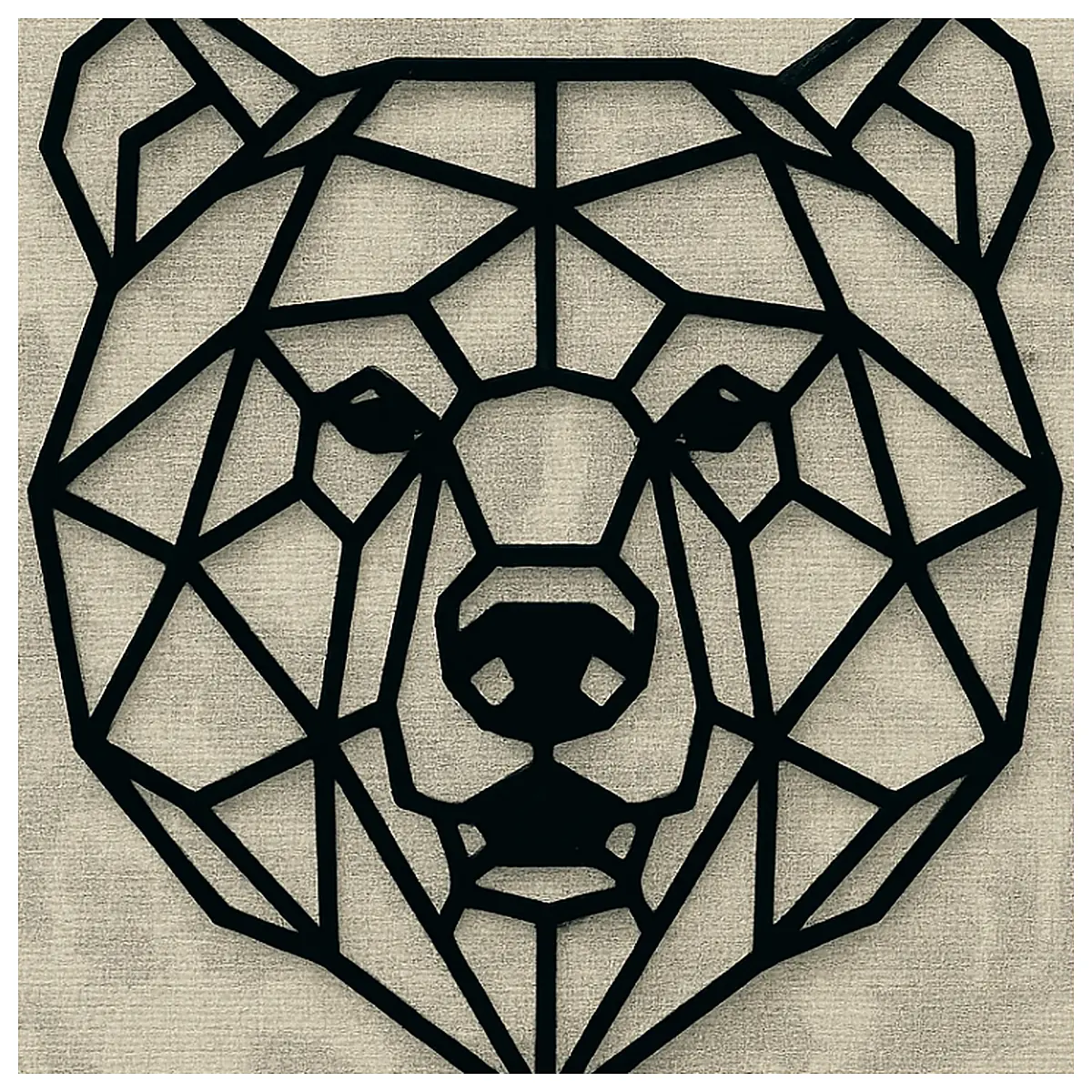 Bear Head Wall Decor Wall Art Decorative Panels Home Decor Wall Accessories Wall Hangings