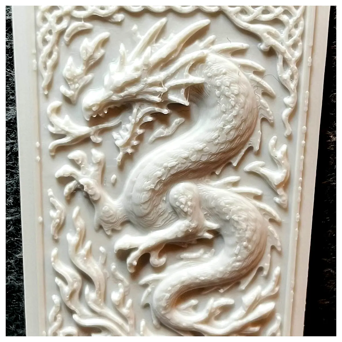 Water Dragon Relief Sculpture Decorative Figurine Water Element Dragon Ornament Art Piece Indoor D cor Water Dragon Figurine