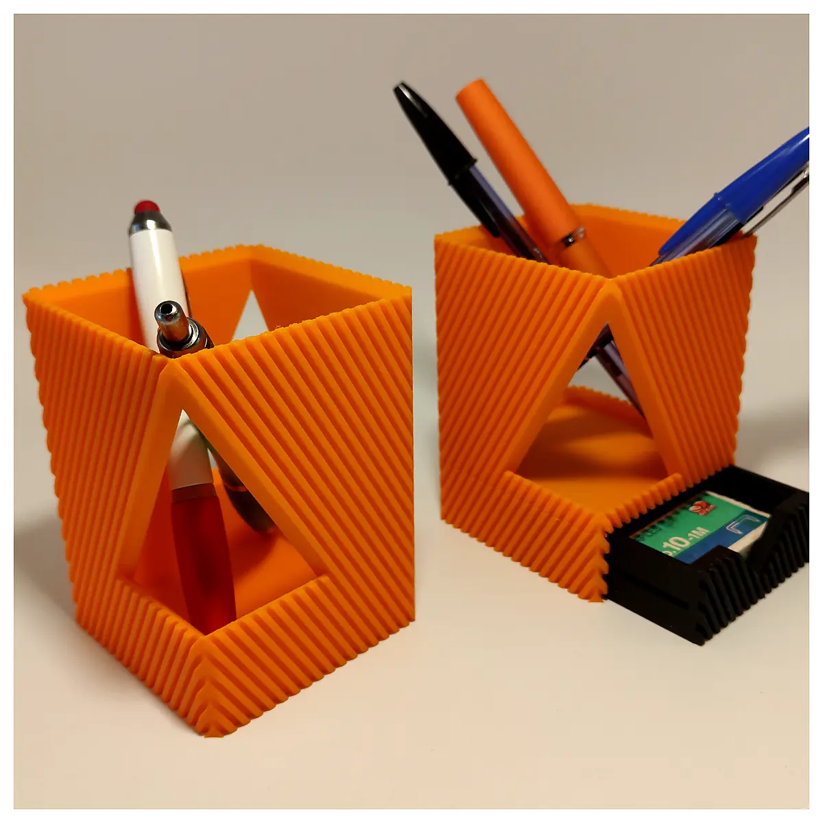 Triangulum Pen Holders Desk Organizer Multi Function Pen Holder Accessory Parts Repair