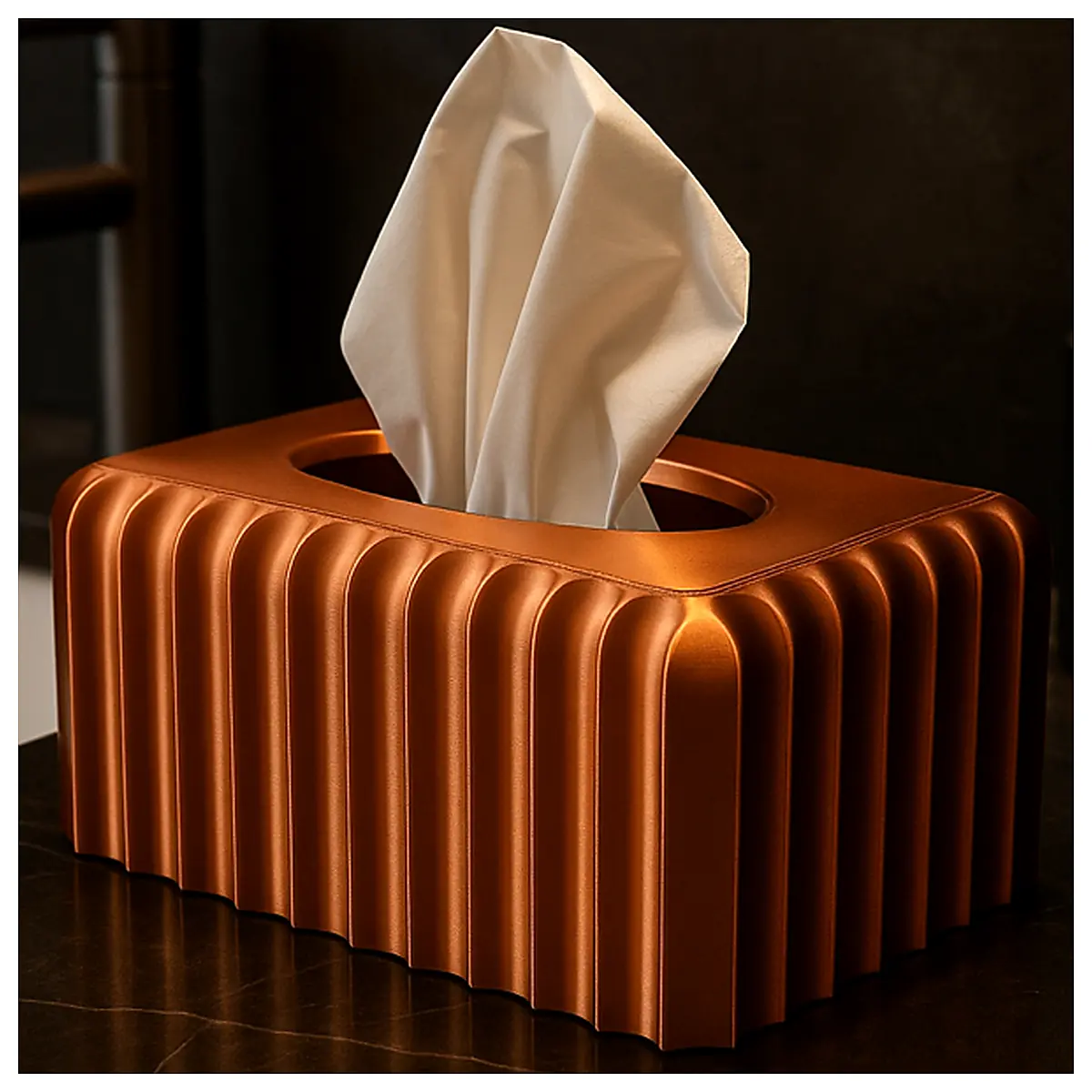 Elegant Tissue Box Holder Modern Design Universal Groove Stand Replacement Parts Accessories