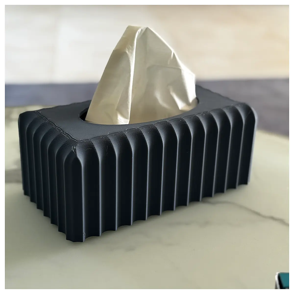 Elegant Tissue Box Holder Modern Design Universal Groove Stand Replacement Parts Accessories