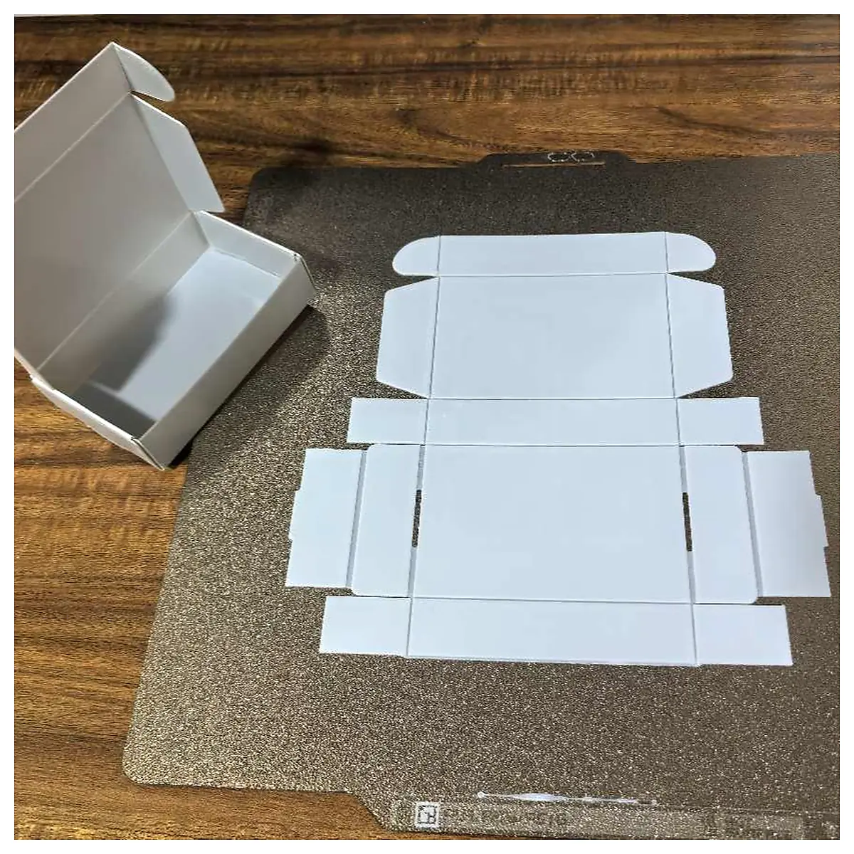 Foldable Storage Box Assembly Desktop Storage Solutions Flat Pack Organizer Parts Storage