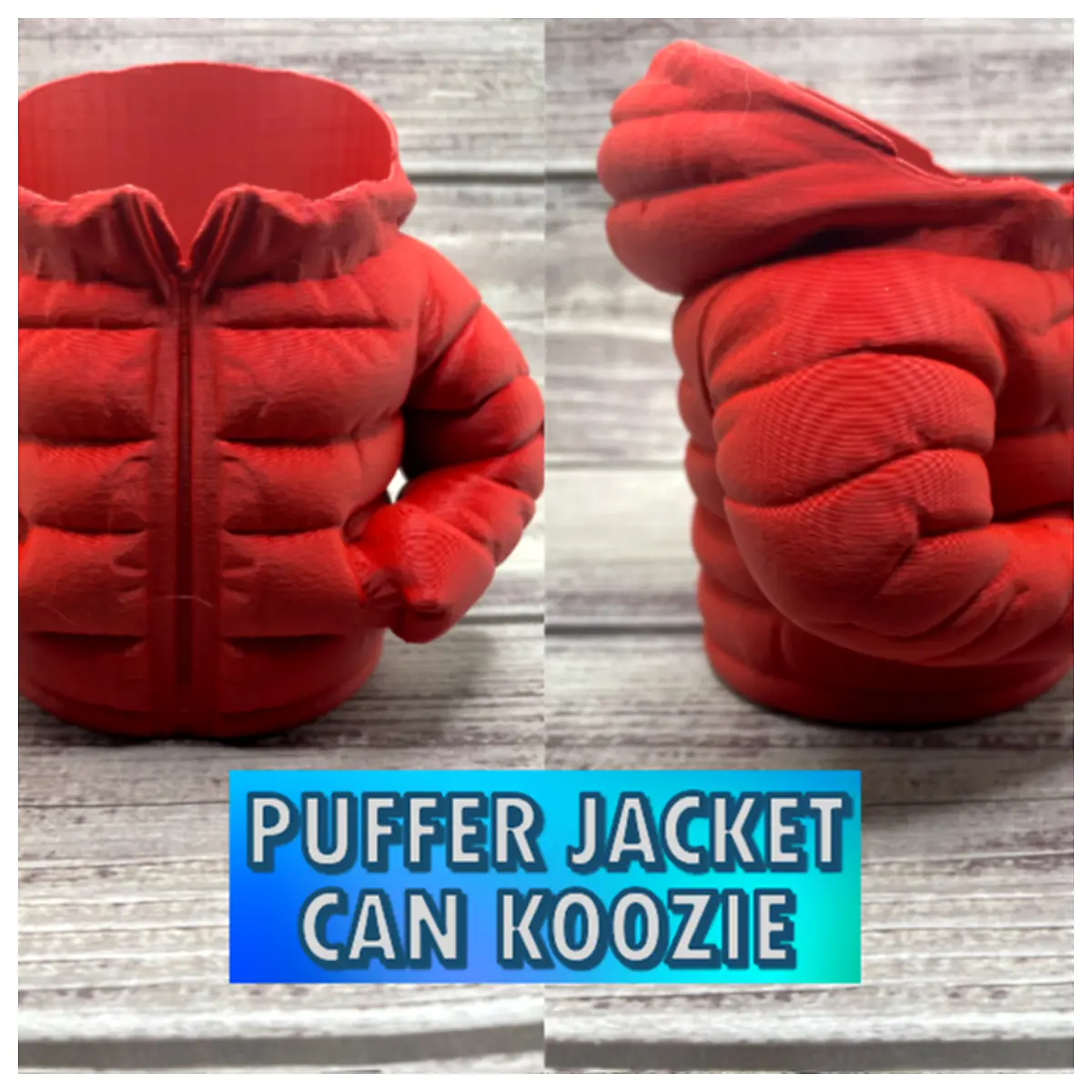 Puffer Jacket Koozie Cup Protector Heat Resistant Outdoor Gear Camping Party