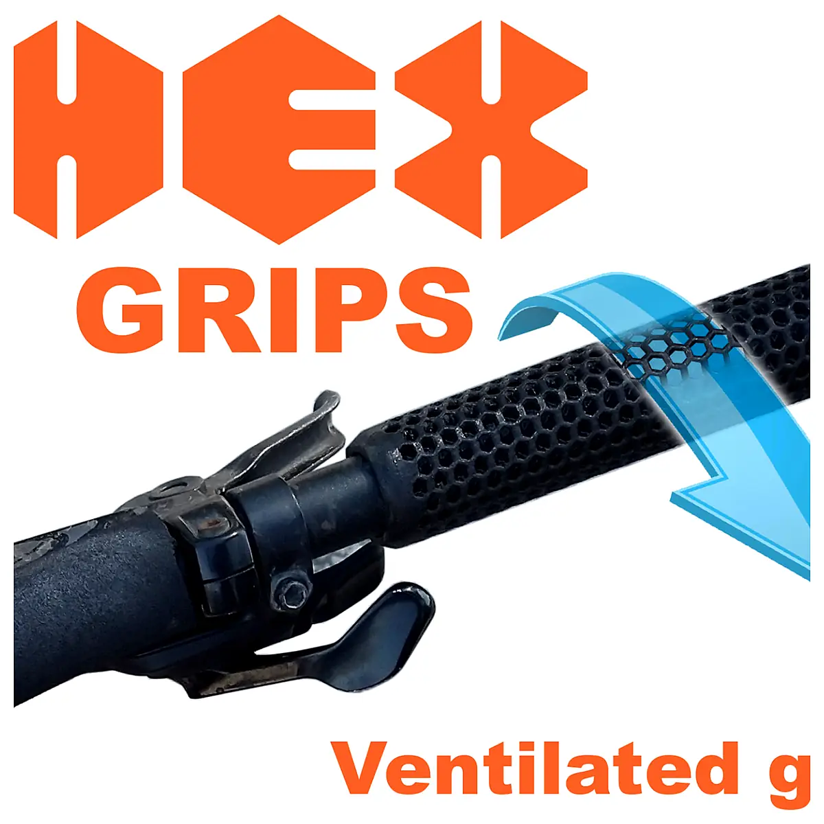 Ventilated Bike Grips Handlebar Cycling Comfort Universal Parts Repair