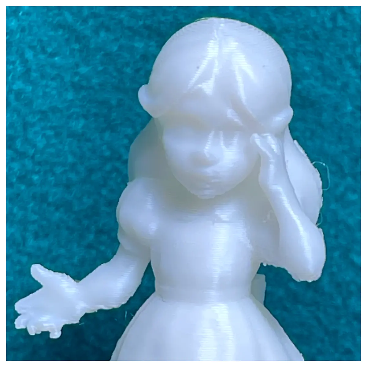 Alice in Wonderland Series 2 Alice Thinking Figurine Collectible Desk Decor Gift Toy Accessories Statue