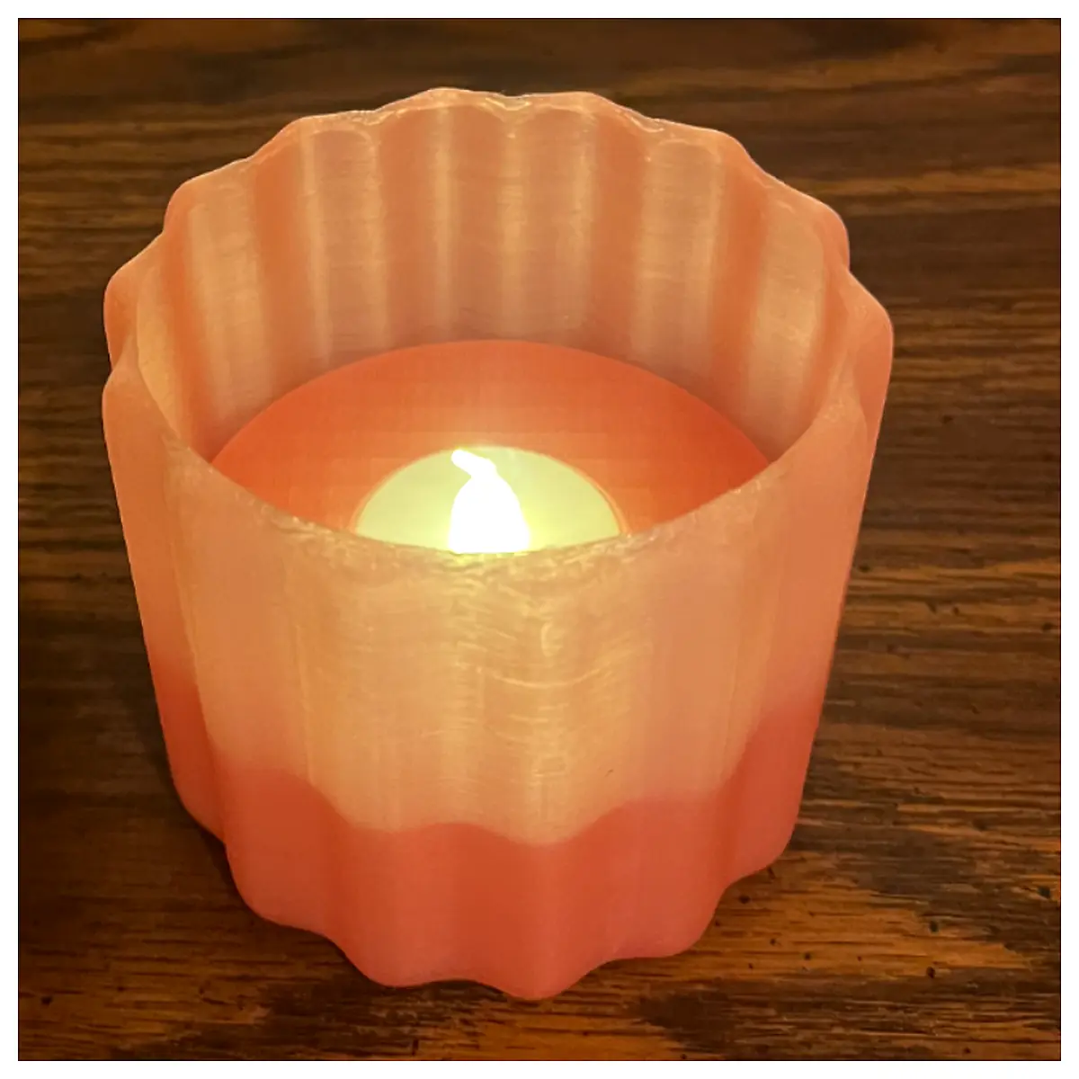 Translucent Battery Candle Decorative Home Decor Festival Gift Creative Night Replacement Bulb