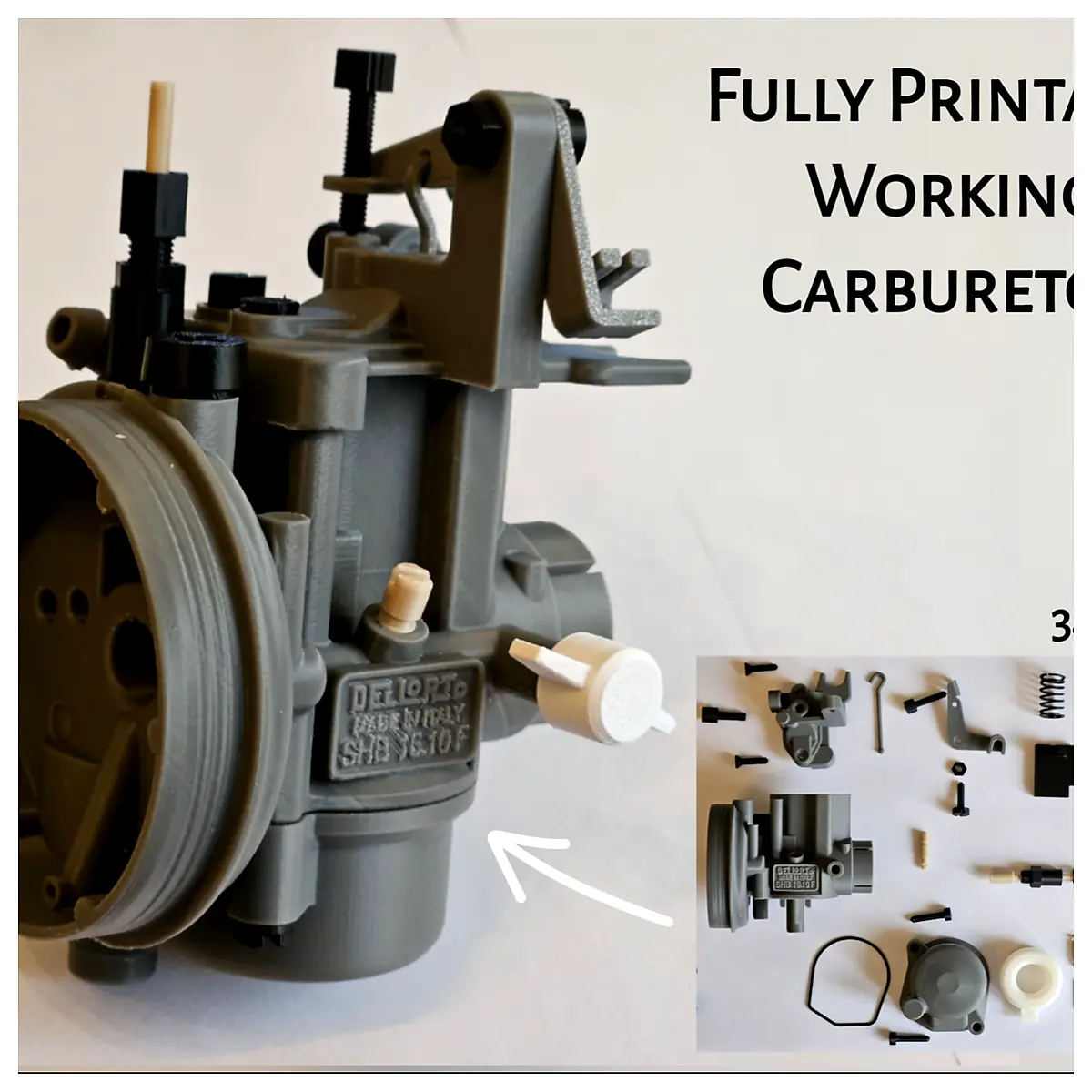Printable Working Carburetor Parts Repair Replacement Universal Carburetor Fuel System Components